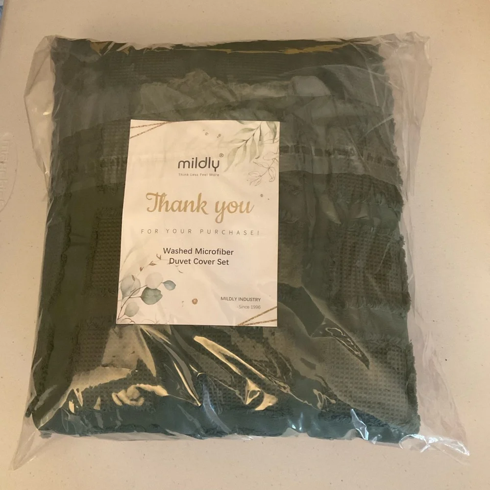 MILDLY Washed Microfiber Duvet Cover